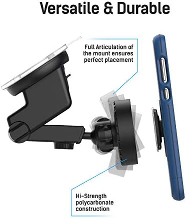 Revolutionize Your Driving with the ENCASED Lolli Lockit CD Car Mount – Magnetic Socket Holder for Pop Phone Grips, Patent Pending Design for Ultimate Stability and Convenience in Any Vehicle