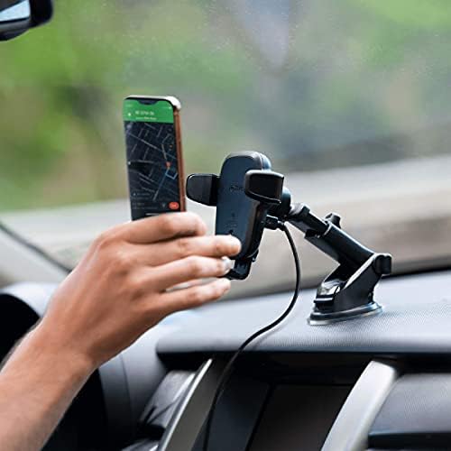 Upgrade Your Driving Experience with the i Ottie Auto Sense 2 Qi Wireless Charging Air Vent Phone Holder – Effortless Auto-Clamping Smartphone Mount for Secure Vehicle Access – Compatible with i Phone, Google Pixel, Galaxy, LG, Huawei & More – Tangle-Free One-Hand Operation for Enhanced Safety and Convenience in Every Journey