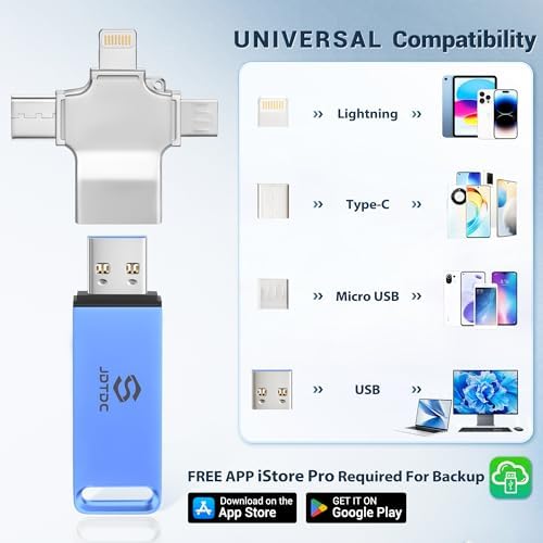 Ultimate 512 GB Photo Storage Stick – Effortless Auto Backup Flash Drive for i Phone & i Pad – High-Speed External Storage Solution for All Devices – Safeguard Your Memories with Compact Design and Enhanced Compatibility