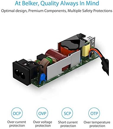Universal 65 W Laptop Charger – Fast Charging AC Power Adapter for HP, Dell, Lenovo, Acer, Asus, and More – Enhanced Compatibility, Overload Protection & Eco-Friendly Design for All Major Brands – Ideal Replacement for 45 W Adapters with Versatile Connection Options