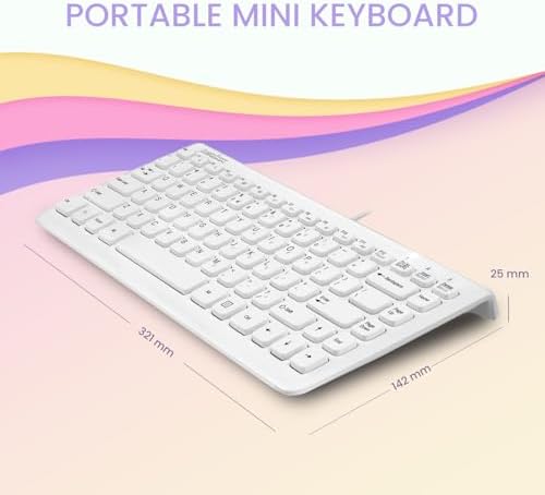 Maximize Your Workspace Efficiency with the Perixx PERIBOARD-407 B US Wired USB Mini Keyboard – Compact Design with 11 Hotkeys for Instant Access – Sleek Glossy Black Finish for Modern Aesthetic – Perfect for Home, Office, and Travel Use – US English Layout for Seamless Typing Experience – Durable Performance Without Batteries