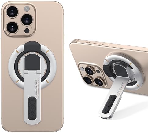 Revolutionary Two-Sided Magnetic Phone Grip Holder: Ultimate Mag Safe-Compatible Kickstand for i Phone 16 Pro Max, 15, 14, 13, and 12 – Unmatched Grip, Versatile Attachment, and Effortless Hands-Free Viewing Experience