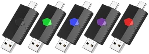 Revolutionize Your Data Storage with Aiibe 128 GB Dual Type-C & USB A Flash Drive – Perfect for i Phone 15 and More, High-Speed Transfers, Retractable Design, Ultimate Compatibility for On-the-Go Professionals