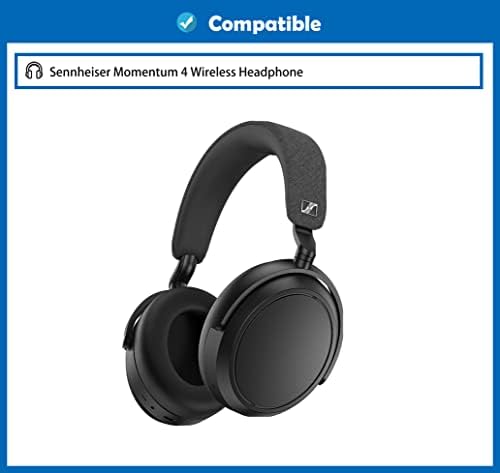 Upgrade Your Sennheiser Momentum 4 Wireless Headphones with Dowi Tech’s Premium Noise-Isolating Earpads – Ultimate Comfort Replacement Cushions for Extended Audio Enjoyment and Enhanced Sound Isolation