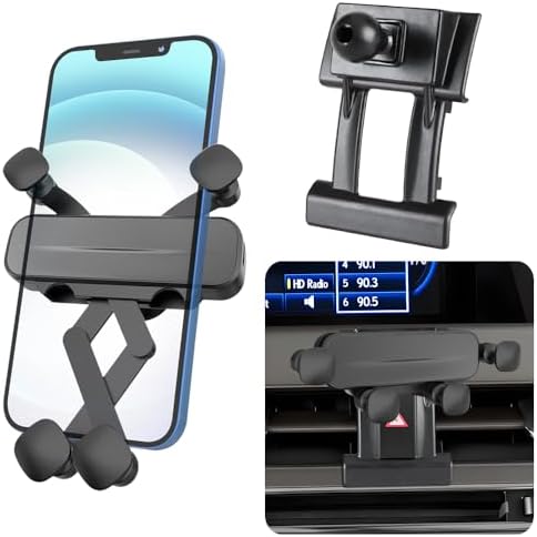 Lexus RX 2023-2025 Smartphone Mount: Premium Auto Lock Phone Holder for 250, 350, 350 h, 450 h+, 500 h Models – 360° Rotating Bracket for Optimal Viewing – Tool-Free Install for Ultimate Convenience – Durable Design for Everyday Use and Enhanced Safety on the Road