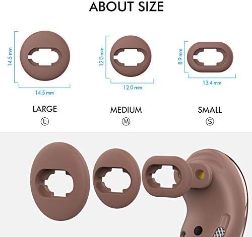Premium Memory Foam Earbud Tips for Samsung Galaxy Buds3 Pro (2024) – 3 Size Set S/M/L for Noise Isolation and Enhanced Comfort – Ideal Replacement for Superior Sound Experience and Perfect Fit with Charging Case