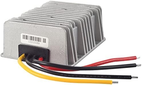 High-Performance Waterproof DC-DC Step Down Converter for Golf Carts – 24 V Power Transformer with 20 A Output (30 V-60 V Input) – Efficient Voltage Regulator Module for Enhanced Reliability and Compatibility with Outdoor Equipment