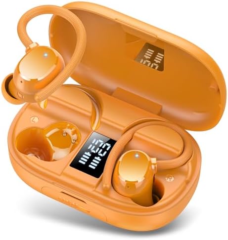 Transform Your Audio Experience with Cutting-Edge Bluetooth 5.4 Wireless Earbuds – Hi-Fi Stereo Sound with Advanced ENC Noise Cancellation – IP7 Waterproof for Ultimate Durability – 68-Hour Battery Life with Dual LED Display for Real-Time Monitoring – Perfect for Active Lifestyles and Everyday Connectivity