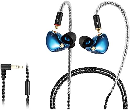 FAMATE Hi-Fi In-Ear Monitors with Tesla Technology – Premium Noise-Isolating Wired Earbuds Featuring MMCX Detachable Cables for Musicians and Audio Professionals, Transparent Coffee Finish, Unmatched Sound Clarity and Comfort