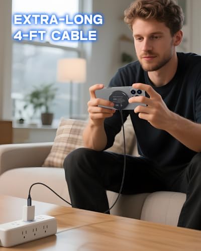 Yootech Qi2 Certified 15 W Mag-Safe Wireless Charging Pad for i Phone 16/15/14/13 Series – Ultra-Fast Magnetic Charger with 4 ft Durable Cable – Seamless Charging Experience with Enhanced Compatibility and Stability