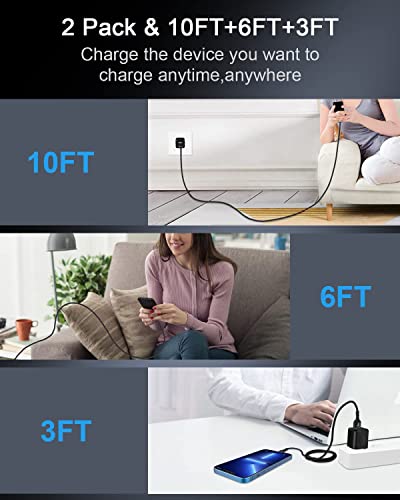 6 FT Samsung Fast Charging Cable (5 Pack) – Universal USB C to C Cord for i Phone 16 Series & Galaxy S25 Ultra – Durable Nylon Braided Design for Quick and Reliable Charging in Car and Home – Enhanced Compatibility with Pro, Max Models & More