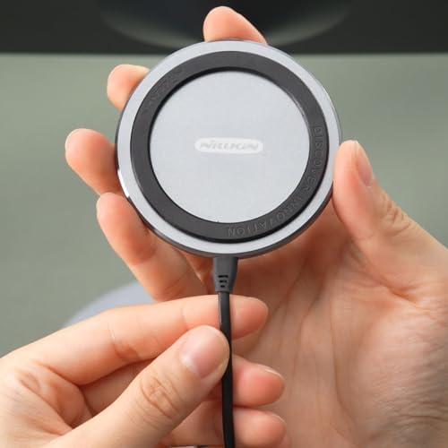 Nillkin Magnetic Wireless Charger for i Phone and Samsung Devices – Rapid 15 W Charging Station with Magnetic Alignment for Mag Safe and Z Fold 5 – Compact, Safe, and Stylish Power Solution for Modern Tech Users