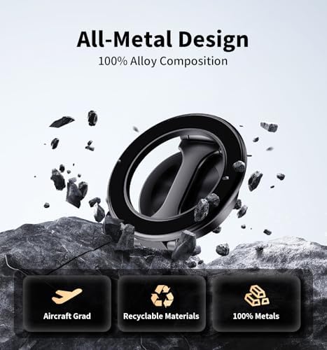 Mag Safe-Compatible Ultra Magnetic Car Phone Holder – 360° Rotating Mount for i Phone 16, 15, 14, 13, 12 Pro and All Smartphones – Secure Grip for Hands-Free Driving & Effortless Installation