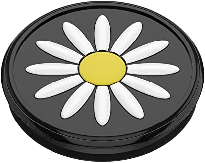 Magnetic Pop Grip for Mag Safe – Elegant Enamel Rose Noir | Multifunctional Phone Stand with Secure Grip & Customizable Swappable Top | Effortless Hands-Free Viewing Kickstand | Wireless Charging Compatible Accessory for Enhanced Smartphone Usability