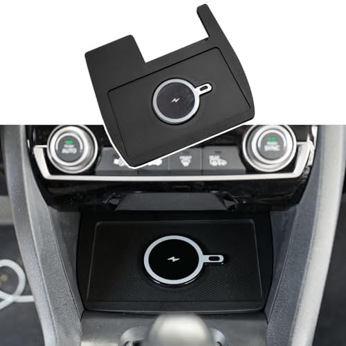 Elevate Your Driving Experience with the Xipoo Magnetic Wireless Charger Pad for 2016-2021 Honda Civic – Fast Charging Solution for Effortless Power on the Go, Seamless Installation, and Sleek Design for Modern Motorists