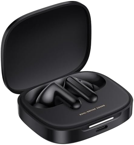 Xiaomi Redmi Buds 6: Cutting-Edge Dual Mic Bluetooth Earbuds with 49 d B Active Noise Cancellation, LDAC Audio Streaming, and Rapid Pairing – 42 Hours of Immersive Sound Quality for All Bluetooth Devices in Elegant Cloud White Finish