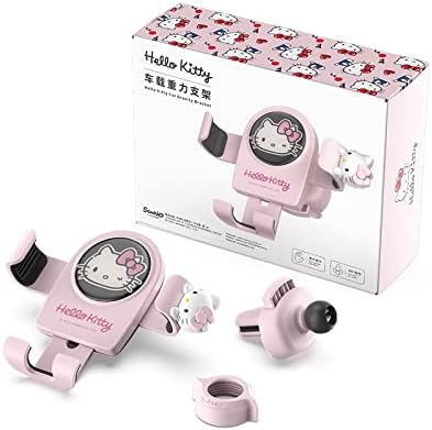 Charming Pink Cat Air Vent Phone Holder for Cars – Universal Smartphone Mount with Secure Grip, Perfect for Women & Girls – Cute Car Accessory Enhancing Safety and Style While Driving
