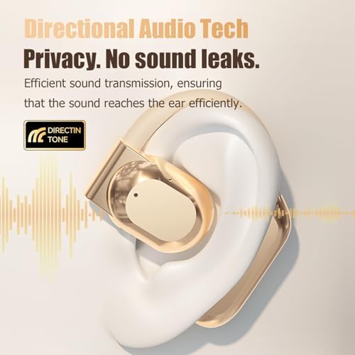 Transform Your Active Lifestyle with Wireless Open Ear Bone Conduction Headphones – Sweat-Resistant Sports Earbuds for Optimal Sound Awareness, Ergonomic Fit, and Seamless Bluetooth Connectivity for Running and Cycling Enthusiasts