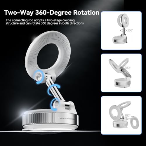 Revolutionary Electric Vacuum Suction Car Phone Holder – 360° Rotating Magnetic Mount for Ultimate Flexibility – Adjustable Stand for i Phone 12-16 Series – Unmatched Stability with Strong Suction for Safe Driving and Navigation – Hands-Free Convenience for Every Journey