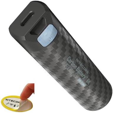 Nitecore Carbon 6000 m Ah USB-C Waterproof Power Bank – Ultra-Lightweight, Fast Charging, and Versatile Outdoor Companion for All Your Devices