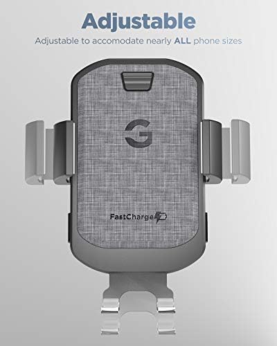 Effortless Auto-Clamping Wireless Car Charger Mount for Samsung Galaxy – Fast Qi Charging Holder for S24/S23/S22/S21/S20/Plus/Ultra – Sleek Design with 360-Degree Adjustability for Ultimate Convenience and Safety on the Road