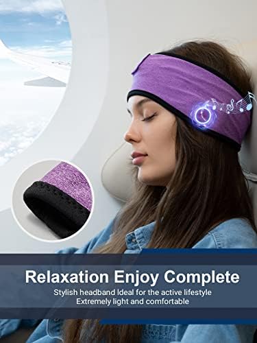 Ultimate Bluetooth Sleep Headphones Headband for Side Sleepers – Premium Wireless Music Mask with HD Sound for Travelers, Yogis, and Meditation Lovers – Unleash Effortless Comfort and Serenity with Cutting-Edge Connectivity and Relaxing Audio Experience