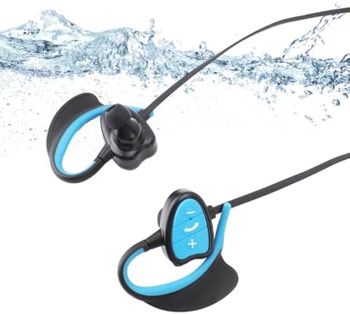 Ultimate Fabater IPX8 Waterproof Bluetooth 5.0 Earbuds – In-Ear Sports Headphones with Integrated MP3 Player for Swimming, Running, and Active Lifestyles – Stylish Green Design with Superior Submersion Capability for Unmatched Audio Performance
