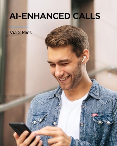 PISEN P1 Bluetooth 5.3 Wireless Earbuds – Featherweight Hi-Fi Stereo Headphones with IPX5 Waterproof Protection, Integrated Microphone for Seamless Hands-Free Communication, Ideal for Active Lifestyles and Daily Use – Sleek White Aesthetic for Superior Audio Performance