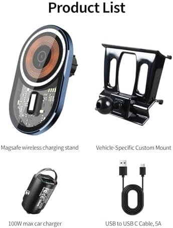 Transform Your BMW X1 (2016-2022) & X2 (2018-2023) with the High-Tech Wireless Charging Phone Holder – 360° Rotating Auto Mount for Enhanced Navigation, Qi-Compatible for Effortless Charging, and Premium Stability Features for a Seamless Driving Experience