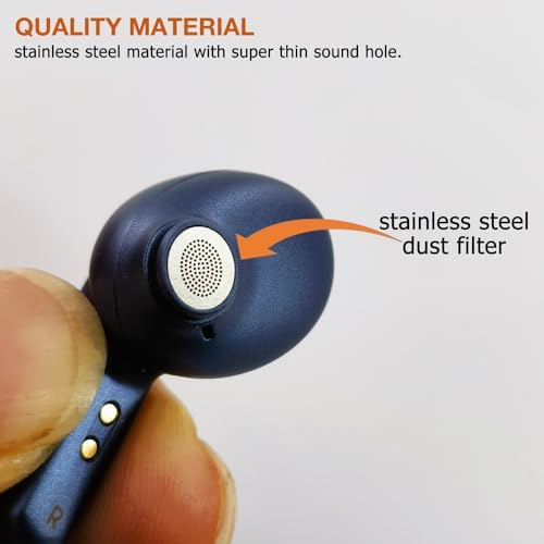 High-Performance Dust-Proof Mesh Replacement Filters for JBL Tune Buds, Live Pro 2, Live Free 2 & Live Beam 3 – 4 Pairs of Essential Earphone Accessories for Enhanced Audio Clarity and Device Longevity