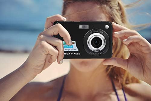 Acuvar 18 MP Digital Camera for Adults & Kids – Compact HD Photography with 2.7″ LCD, Rechargeable Battery, Ideal for Indoor/Outdoor Use & Seamless Sharing – Perfect First Camera for Budding Photographers