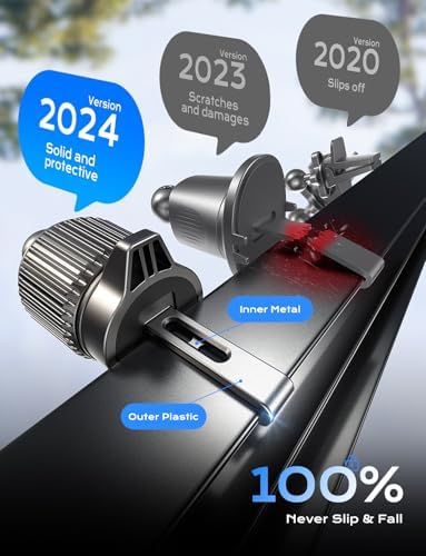 15 W Mag Safe Car Mount Charger for i Phone 16/15/14/13 – Fast Wireless Charging with Magnetic Holder – Versatile Vent, Windshield, or Dash Mount for Ultimate Convenience – Enhanced Cooling Technology & Seamless Compatibility with Mag Safe Cases – Stay Connected Safely on the Road