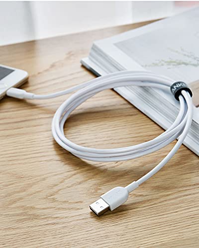 Powerline II Lightning Cable by Anker – MFi Certified 3 FT USB Charging & Sync Cord for i Phone 11, SE, Xs, XR, and More – Durable, High-Speed Data Transfer, Tangle-Free Design for Everyday Convenience and Travel