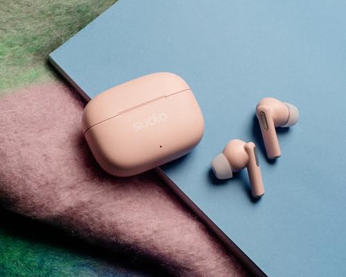 Sudio A1 Pro Wireless Earbuds – Premium Bluetooth 5.3 Noise Cancelling Earphones, Waterproof Design with Touch Control, Stylish Purple Finish, Ideal for Music Lovers and Active Lifestyles, Enhanced Comfort and Sound Quality with Compact Charging Case