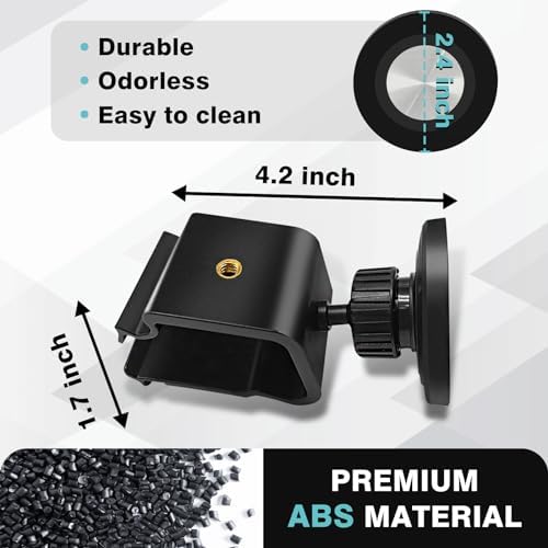 Tesla Model Y & Model 3 Mag Safe-Compatible Dashboard Phone Holder – 360° Adjustable Cradle for All Smartphones & Tablets – Secure 1/4 Screw Mount for Ultimate Safety and Accessibility – Essential EV Accessory for Hands-Free Navigation and Optimal Driving Experience