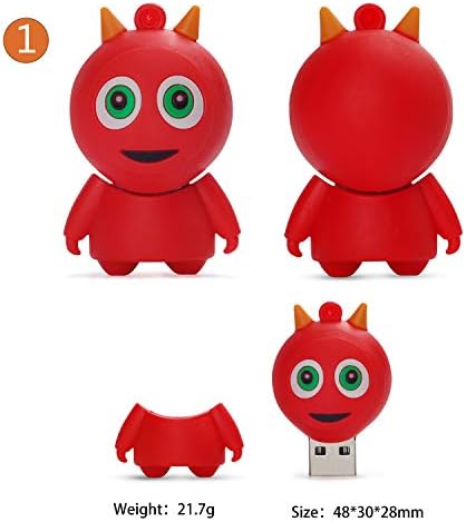 LEIZHAN 16 GB Fruit-Shaped USB Flash Drive Set – Adorable Pineapple, Carrot, Banana, and Strawberry Designs for Fun Data Storage – Perfect Gift for Students and Professionals – 64 GB Total Capacity with Enhanced USB 2.0 Compatibility – Lightweight and Durable Memory Sticks for Easy File Transfer and Backup