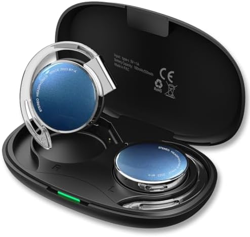 Premium Open-Ear Bluetooth Headphones V5.3 – Secure Fit Sports Audio with Advanced Noise Cancellation, Long Battery Life, and Universal Compatibility for Fitness, Commuting, and Everyday Use