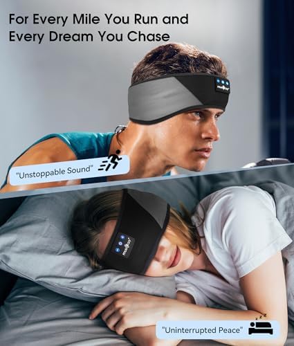 Revolutionary Bluetooth 5.4 Sleep Mask Headphones with Superior HD Sound Quality – Ultimate Comfort Music Headband Perfect for Travel, Yoga, and Running – Exceptional Gift Option for All, Featuring Unmatched Compatibility for an Elevated Listening Experience