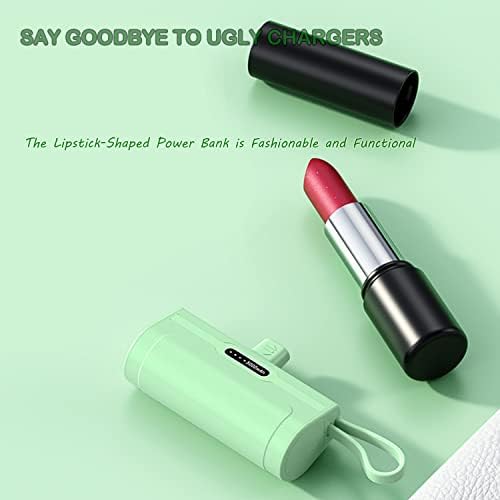 Compact 4800 m Ah Mini Power Bank Charger for USB-C and i Phone – Fast Charging, Direct Plugin Design for On-the-Go Power, Stylish White Color for All Users – Perfect for Students, Professionals, and Travelers
