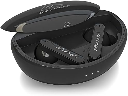 Experience True Wireless Freedom with Behringer T-BUDS High-Fidelity Bluetooth Earbuds – Active Noise Cancellation and Ergonomic Comfort for Unmatched Audio Quality and On-the-Go Convenience