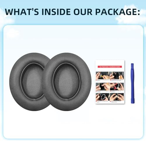 Upgrade Your Beats Studio 3 & 2 Wireless Headphones with Premium Replacement Ear Cushions – Luxurious Soft Protein Leatherette Earmuffs Featuring Enhanced Compatibility for Effortless Installation – Experience Unmatched Comfort and Superior Sound Quality with Memory Foam Ear Pads in Sleek Titanium Finish – Transform Your Listening with Exceptional Noise Isolation and Long-Lasting Durability