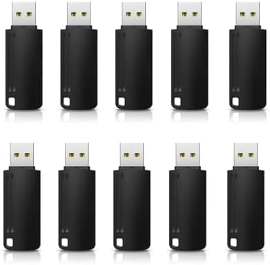 KEXIN 64 GB USB Flash Drive Pack – 10 Durable USB 2.0 Thumb Drives for Effortless Data Storage and Transfer – Perfect for Professionals and Students on the Go
