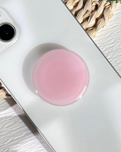 Stylish Handmade Resin Phone Grip Stand – Collapsible Cell Phone Holder for Enhanced Usability and Comfort – Chic Transparent Base for Smartphones & Kindles – Cute, Portable Accessory Ideal for On-the-Go Hands-Free Viewing
