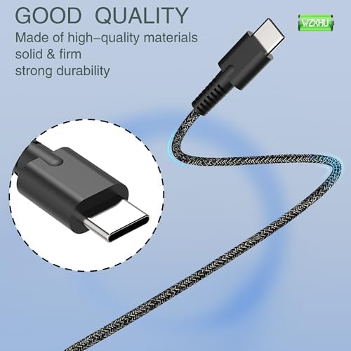 Efficient 65 W USB-C Laptop Charger for HP Spectre, Envy, Elitebook & Chromebook – Fast Charging Power Adapter with Universal Compatibility for Travel & Home Use – Optimized for Performance & Safety