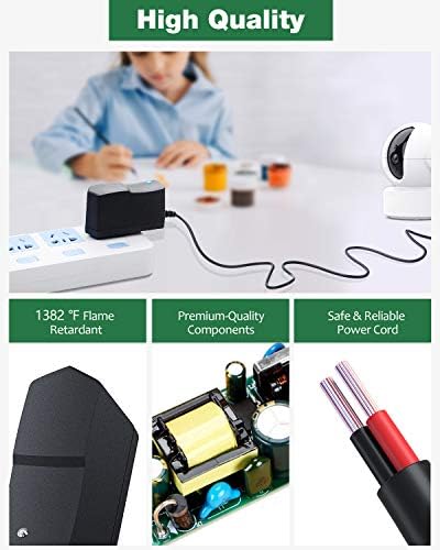 Universal 12 V 1 A DC Power Adapter for LED Strips & CCTV – Reliable 100-240 V AC to DC Converter with 5.5 mm x 2.5 mm Connector for Seamless Integration – Optimal Power Solution for Home Security and Lighting Applications