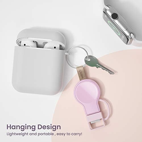 Portable Magnetic Wireless Charger for Apple Watch – Fast Charging i Watch Accessory for Ultra, Series 1-9, and SE – Travel-Friendly Cordless Design for Ultimate Convenience and Durability
