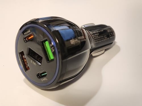 Terra Wireless 30 W Quick Charge Car Charger Adapter – Universal Compatibility for Samsung, i Phone, Google Pixel, and More – Fast Charging Solution with Safety Features for On-the-Go Power Delivery – Compact and Durable Design for Hassle-Free Use in Any Vehicle