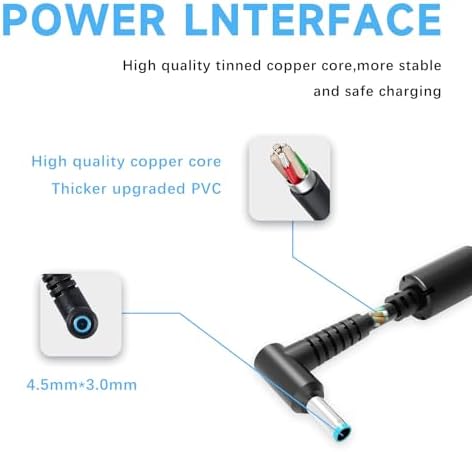 Power Up Your HP: 200 W Ultra-Fast Laptop Charger for ZBook, Victus, Pavilion, and Envy Series – Advanced AC Adapter with Rapid Charging, Safety Features, and Travel-Friendly Design for Optimal Performance and Convenience
