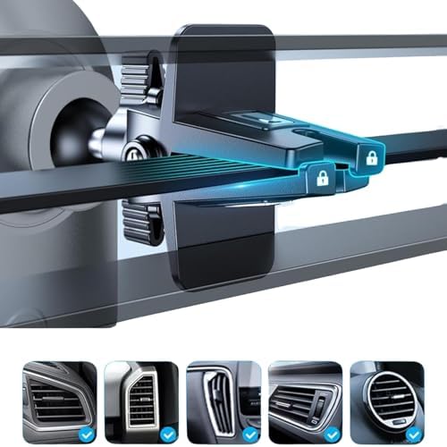 Magnetic Wireless Car Charger & Holder for i Phone 16/15/14/13/12 & Qi-Enabled Android – Stellar 360° Rotation, Fast Type C Power, Secure Magnetic Grip, Effortless Navigation & Connectivity, Sleek Black Design for Ultimate Convenience