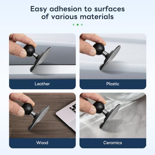 FANAUE SC-03 T9 Magnetic Car Mount for RAM B Size Ball Head – Ultimate Smartphone Dashboard & Windshield Holder for 4.7-7.5 Inch Devices – Unmatched Stability, 360-Degree Flexibility, and Instant Access for Enhanced Driving Safety